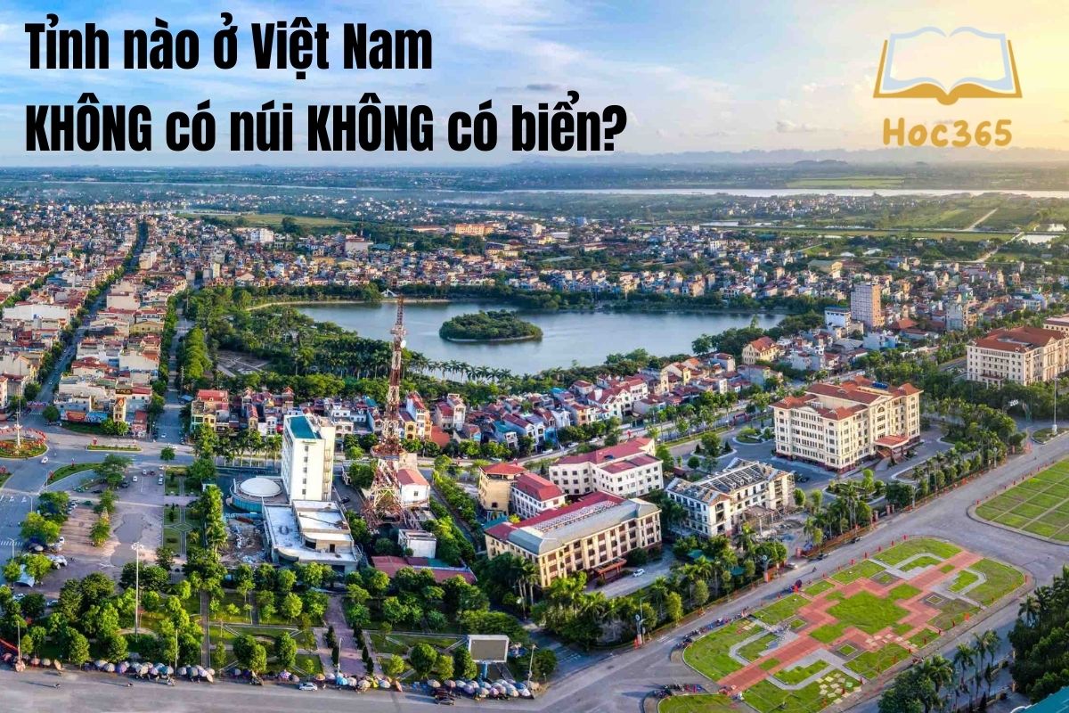 Tỉnh này ở nước Việt Nam không tồn tại núi không tồn tại biển?