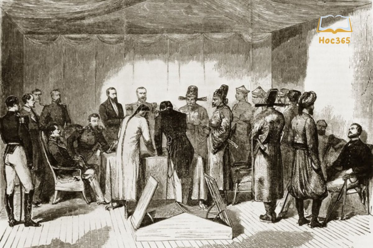 Nhà Nguyễn kí hiệp ước Nhâm Tuất 1862 với Pháp vô thực trạng nào